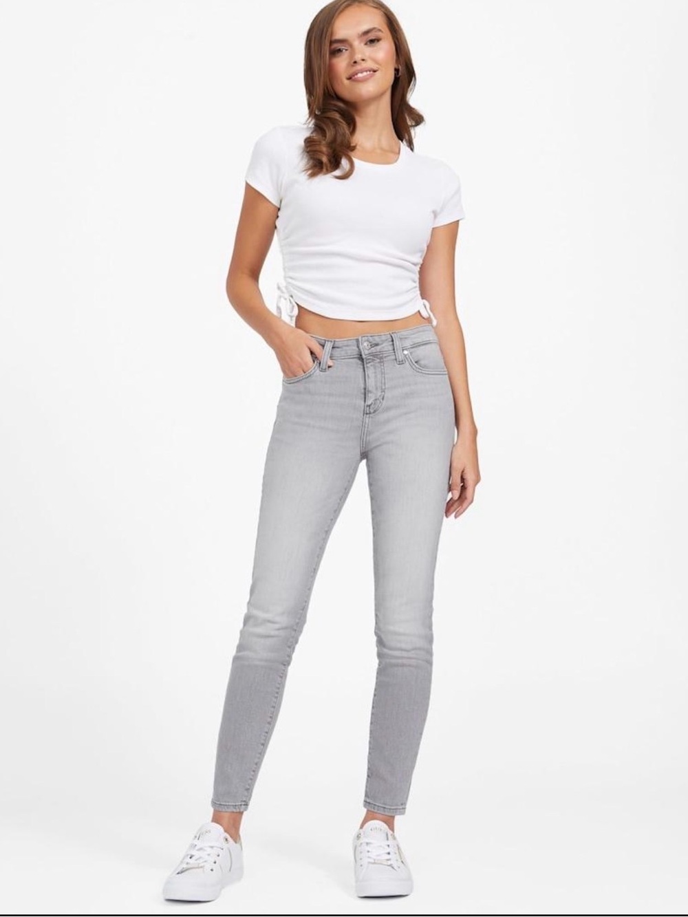 Hudson Gray Skinny Jeans Women’s Size 26 Stretch Light Wash 34” Inseam